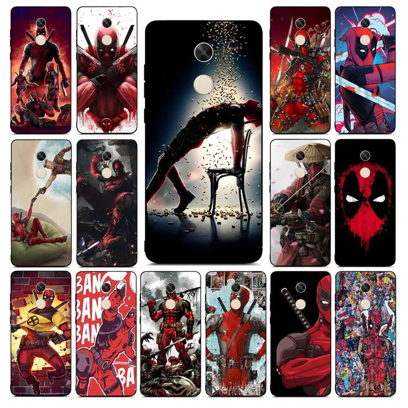 

Disney Deadpool Phone Case for Redmi Note 8 7 9 4 6 pro max T X 5A 3 10 lite pro