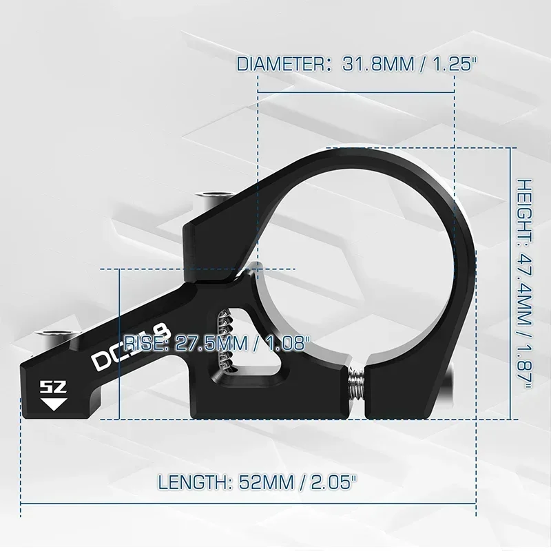Вынос велосипеда BUCKLOS DH/AM/FR 31 8/35 мм вынос с прямым креплением высокопрочный стол