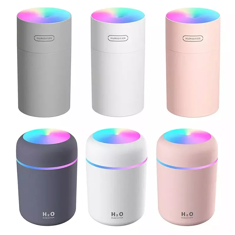

Humidifier Portable USB Ultrasonic Colorful Cup Aroma Diffuser Cool Mist Maker Air Humidifier Purifier With Light For Car Home
