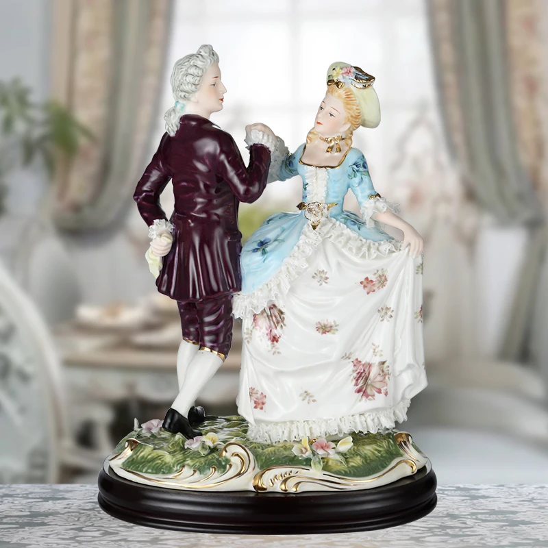 Керамическая свадебная фигурка декоративная настольная лампа свадебный подарок