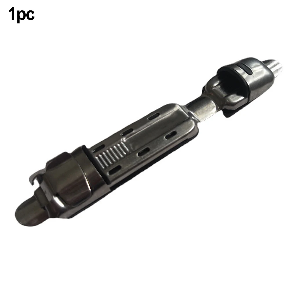 

Durable Reel Holder Part Holder Clip Professional Silver Soft Rubber Pad Stainless Steel Building Fishing Reel