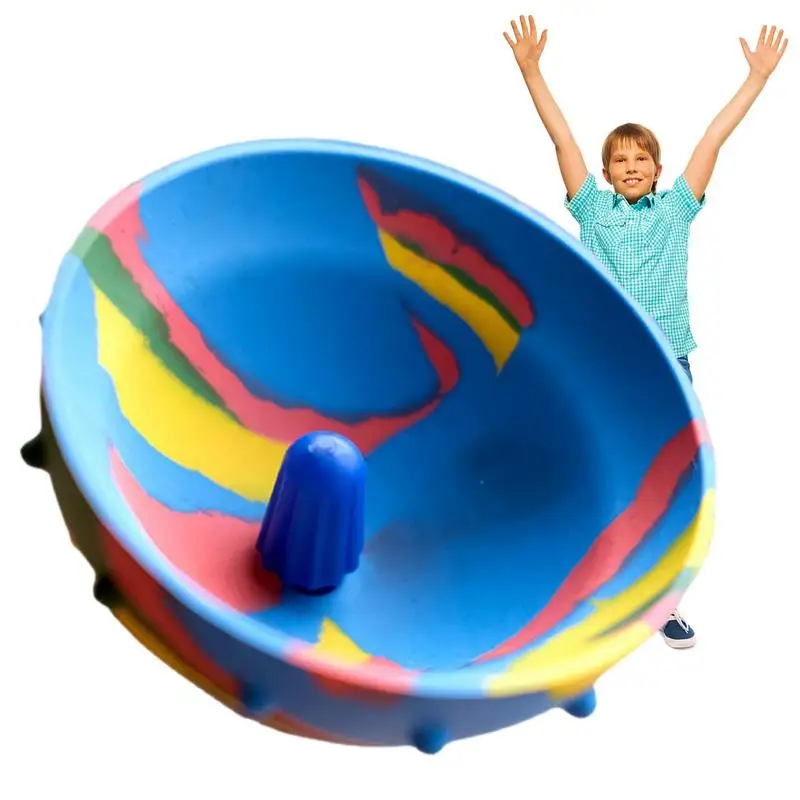 

Fun Bouncing Bowl Creative Bounce Bowl Toys Cool Spinning Bounce Bowl Pressure Relief Outdoor Sports Kids Adults Toy Gift Choice