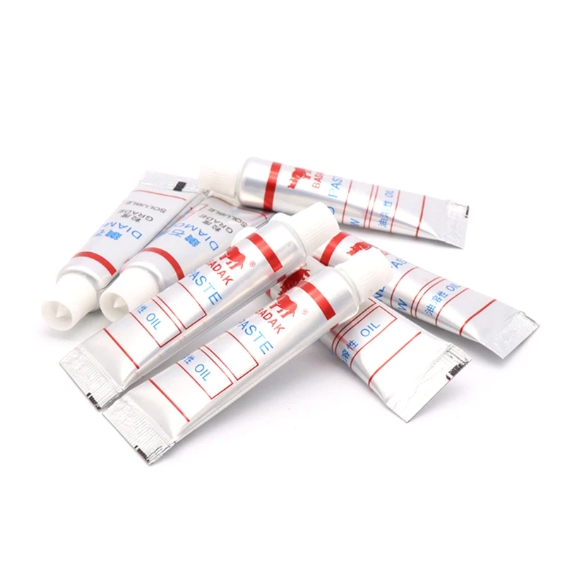 

12pcs Diamond Polishing Lapping Paste 320-1000 Grit W40-W0.5 Metal Glass Jewerly Grinding Compound Abrasive Tools New