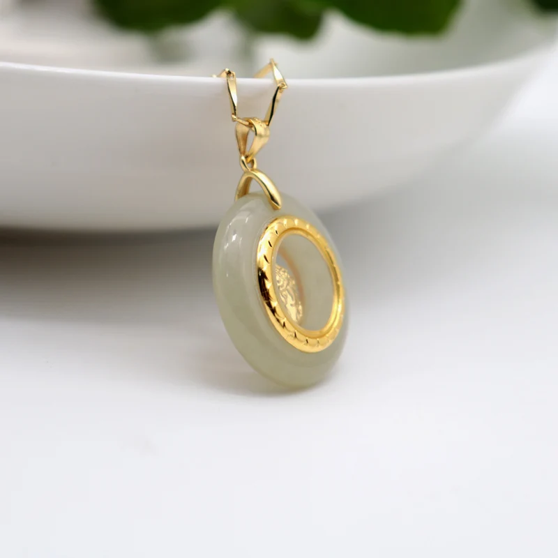 Danceable Подвеска для мужчин и женщин круглый сексуальный полый дизайн 24K золото