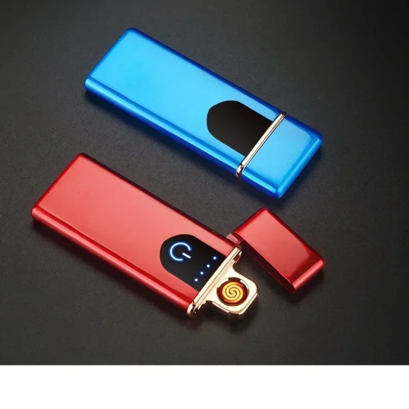 Персонализированная креативная ультратонкая USB-аккумуляторная зажигалка с