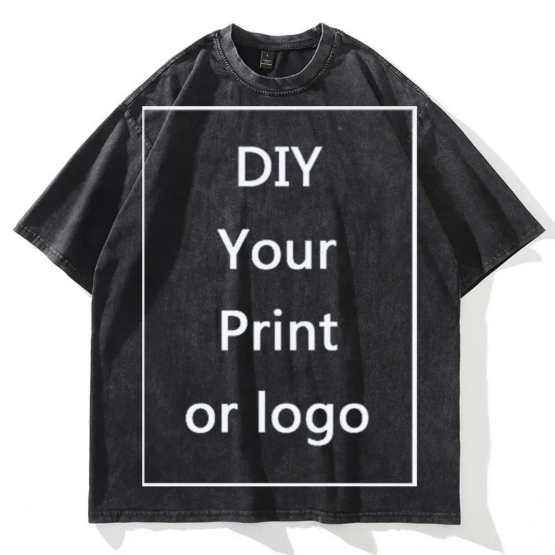 

Летняя мужская футболка с коротким рукавом, мужские свободные топы, футболки оверсайз, футболка с батиком, футболка с принтом в фургоне-ручном стиле