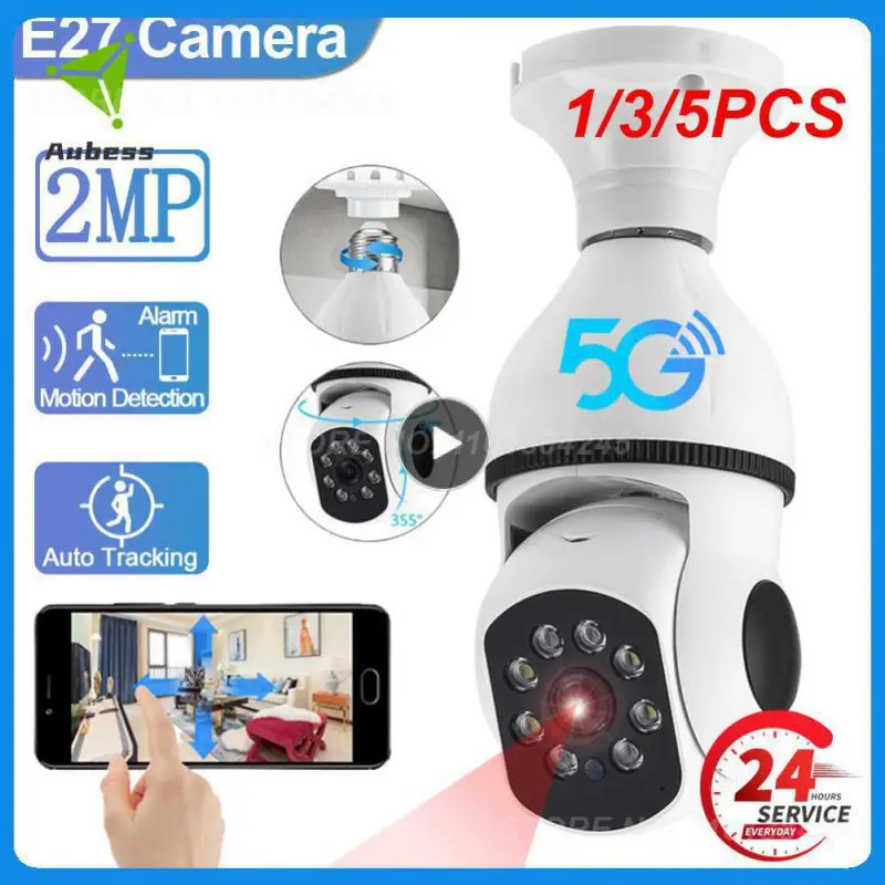 

1/3/5 шт. Wi-Fi iP-камера PTZ 1080P AI, камеры видеонаблюдения с обнаружением человека, ночным видением, полноцветным 4-кратным цифровым зумом, домашняя камера видеонаблюдения