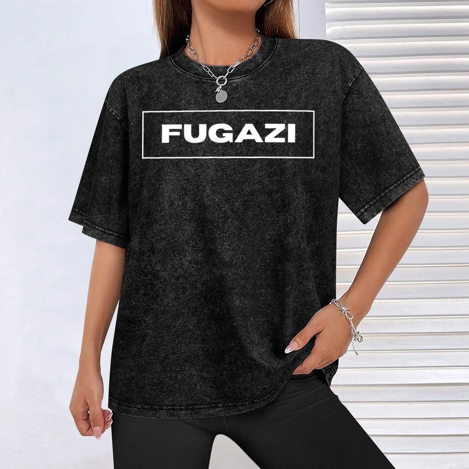 Футболка Fugazi быстросохнущая белая одежда для мальчиков футболки мужские высокие
