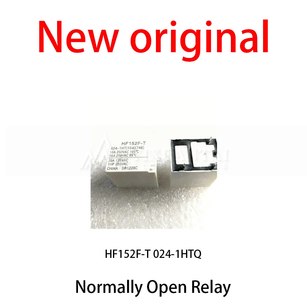 Фото 10 шт./лот Новое оригинальное реле HF152F-T 024-1HTQ с нормально открытыми контактами №1