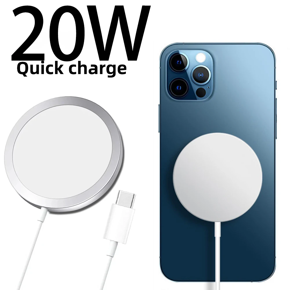 

20W Qi Magnetic Wireless Charger For iPhone 13Pro Max 13 13Pro 13mini PD Macsafe Charging For iPhone 12Pro Max 12 12Pro 12mini