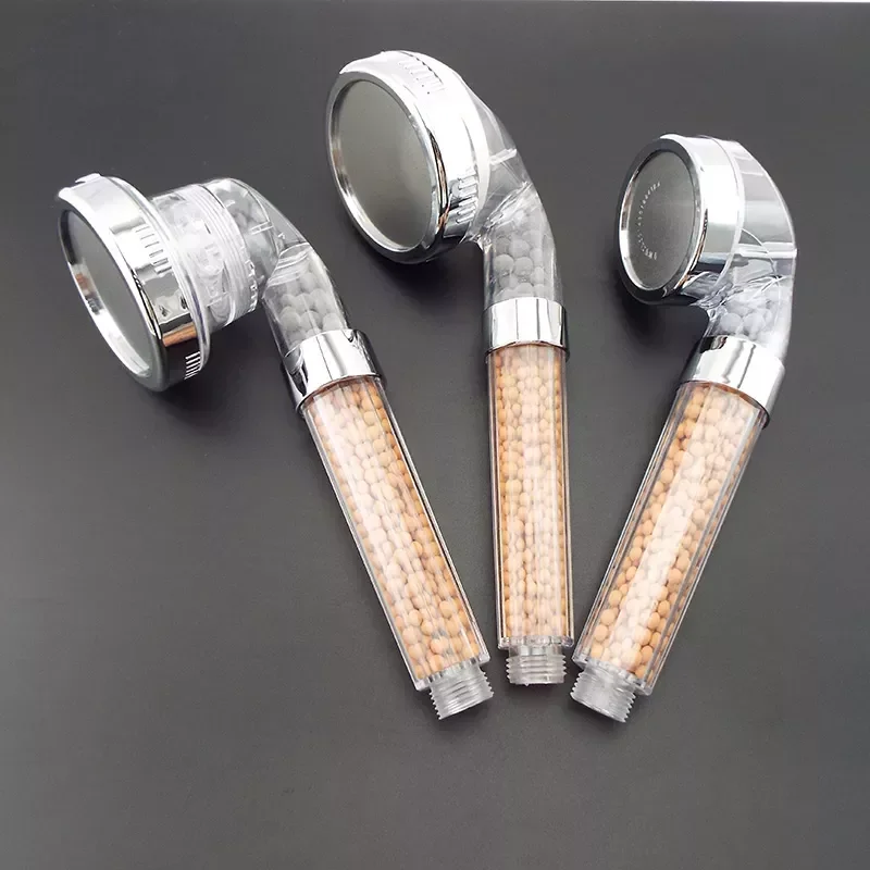 

Modes Bath Shower head Nozzle Adjustable Shower Head High Pressure Saving Water Bathroom Anion Filter Shower SPA