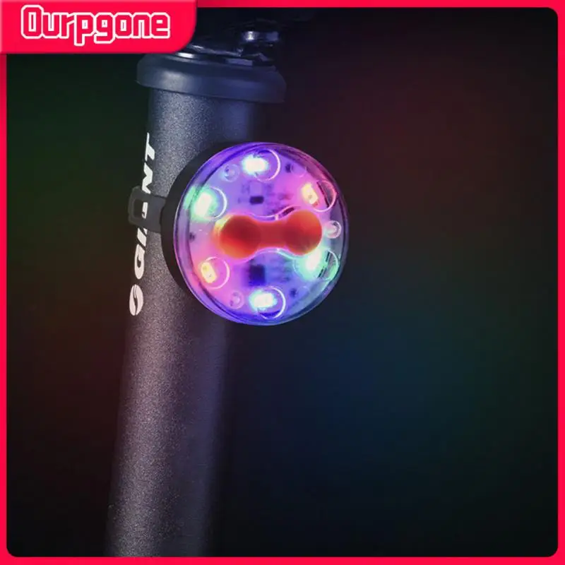 

Usb Charging Safety Lamp Ipx5 Waterproof Plastic Warning Light Highlight Wick Bicycle Taillights Cycling Supplies 4 Modes 600mah
