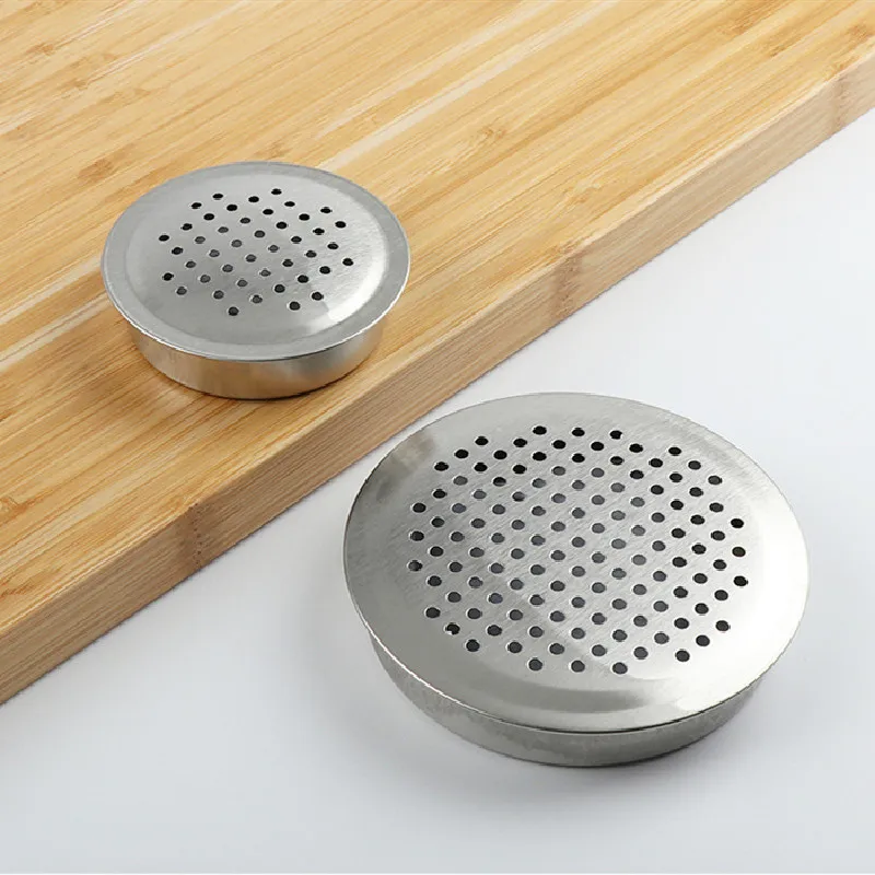 

1pc Round Stainless ventilation cover With activated carbon Cabinet Air duct Vent 70-100mm Louver Mesh Hole plug deck Wardrobe