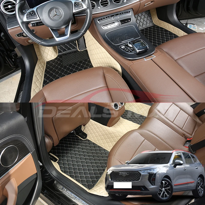 

Автомобильные коврики для Haval Jolion 2021 2022, ковер, роскошные кожаные аксессуары для салона автомобиля
