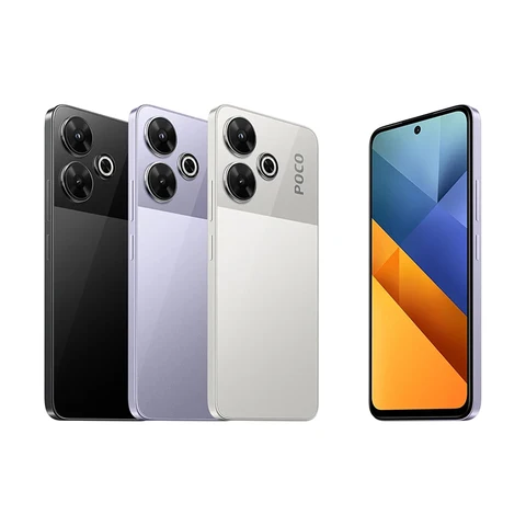 Смартфон POCO M6 RU версия NFC Helio G91 Ultra 108MP профессиональная основная камера 33 Вт быстрая зарядка аккумулятор 5030 мАч
