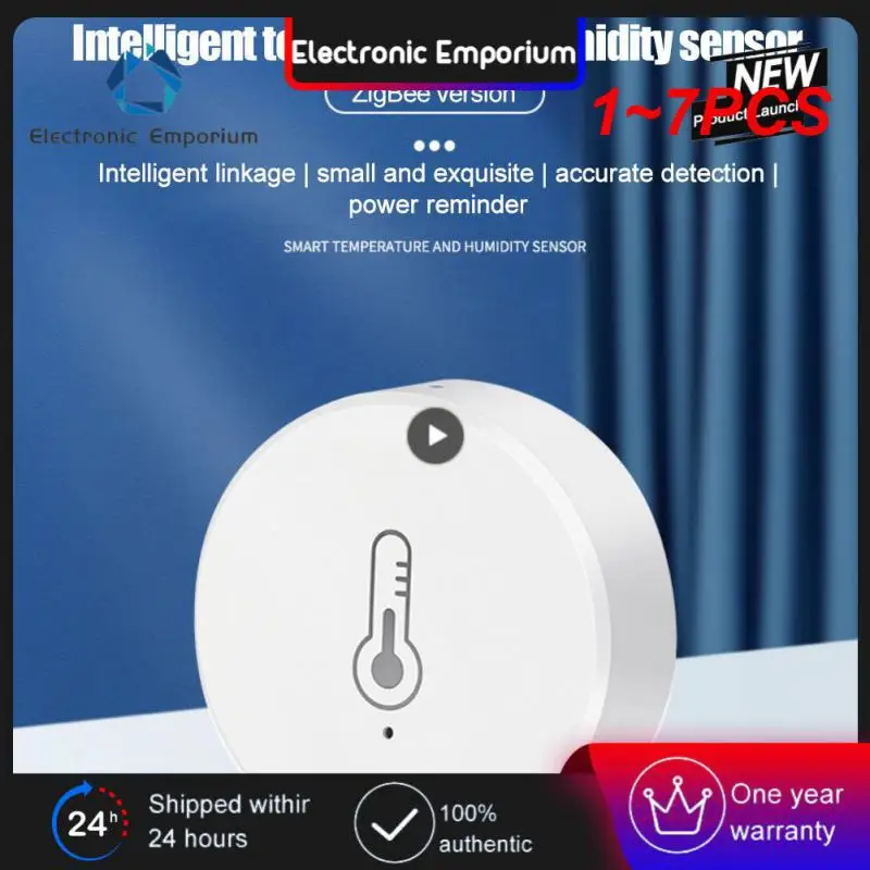 

Умный датчик температуры и влажности Tuya Smart ZigBee, 1 ~ 7 шт.