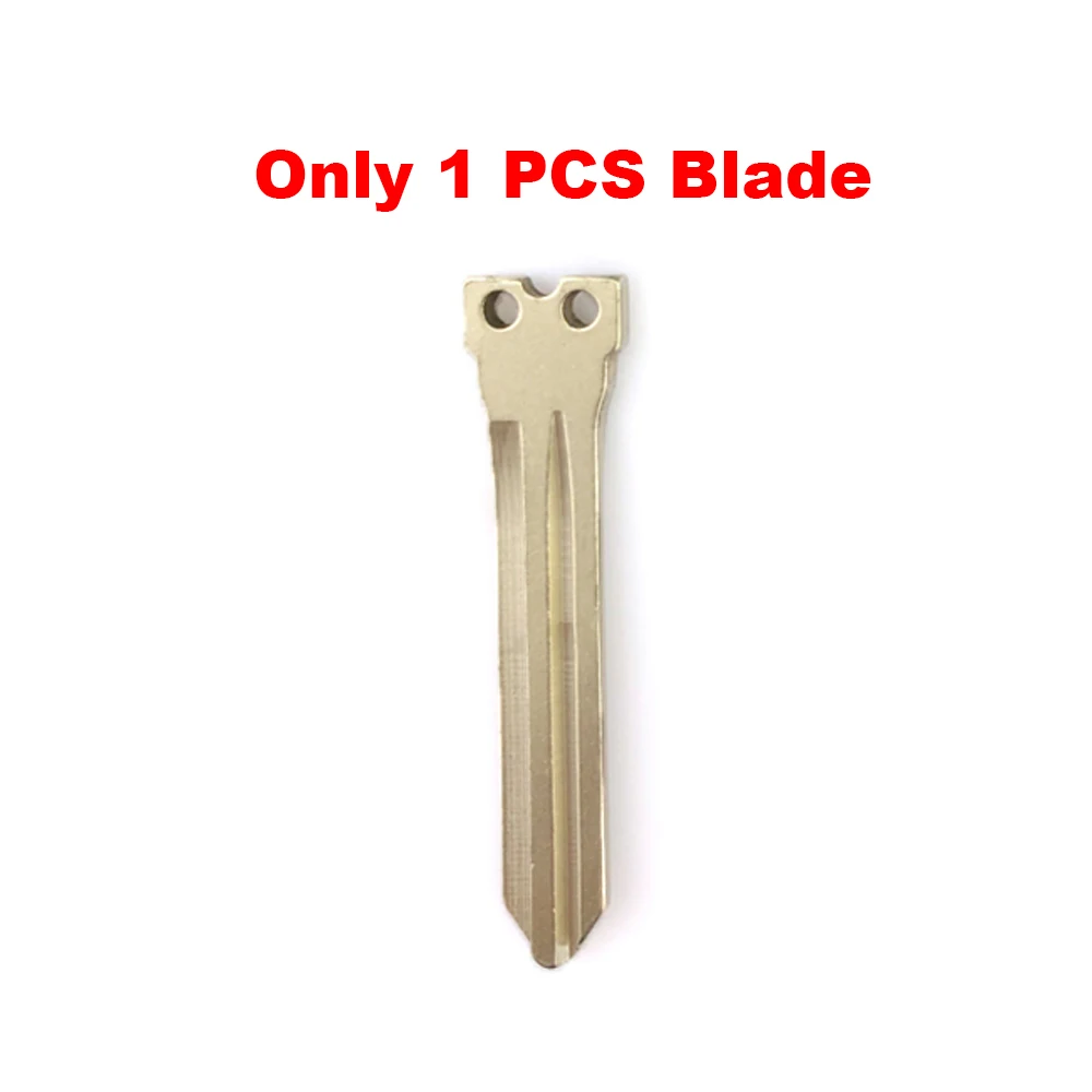 Чехол для ключа для SsangYong Actyon Kyron Rexton Korando, корпус дистанционного ключа автомобиля, 2-кнопочный сменный автомобильный корпус, крышка брелока с необрезанным лезвием