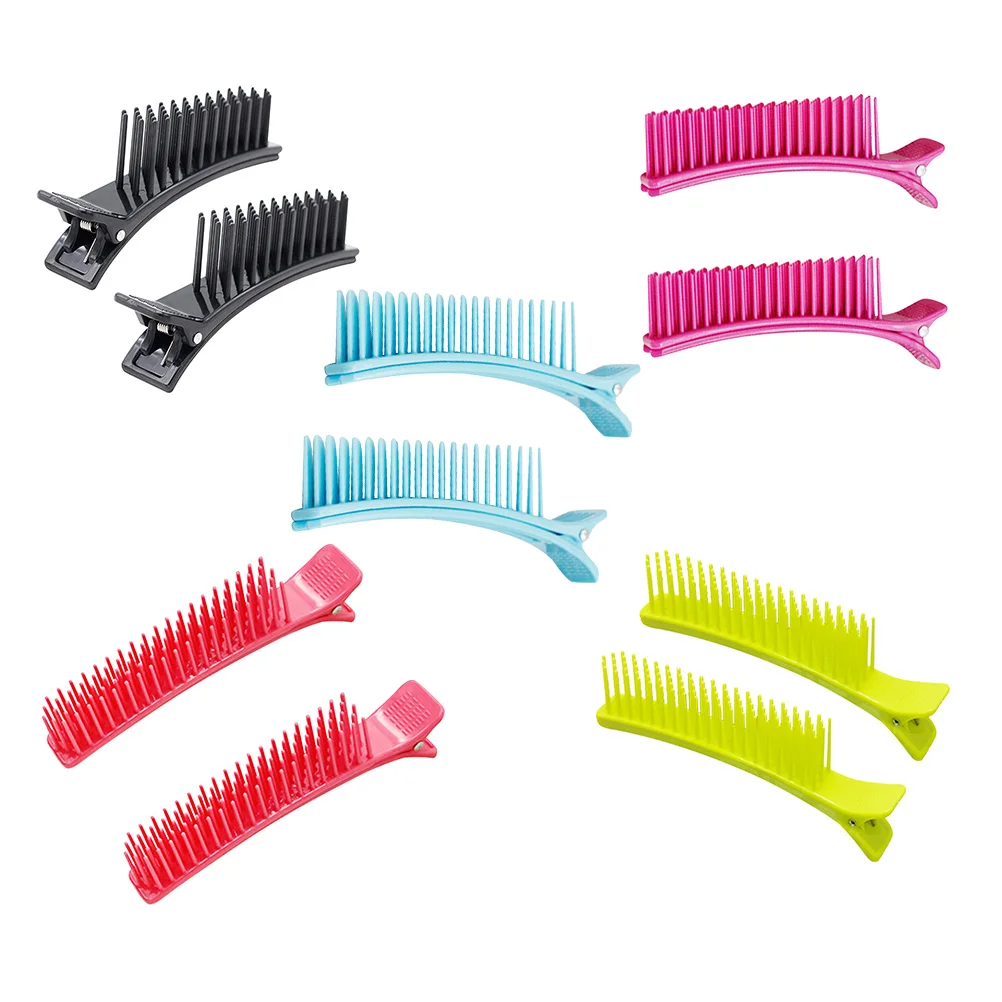 

Hairdressing Clips Hair Sectioning Clips Salon Clip with Comb Hair Salon Clips Diy Style Hairpin Hair Volume Clip Hair
