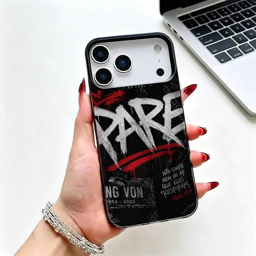 Чехол для телефона R-Raper K-King V-Von для iPhone 17, 16, 15, 14, 13, 12, Plus, Pro Max, цветной серебристый чехол. (art.: 3920dce726cb9) - 3920dce726cb9