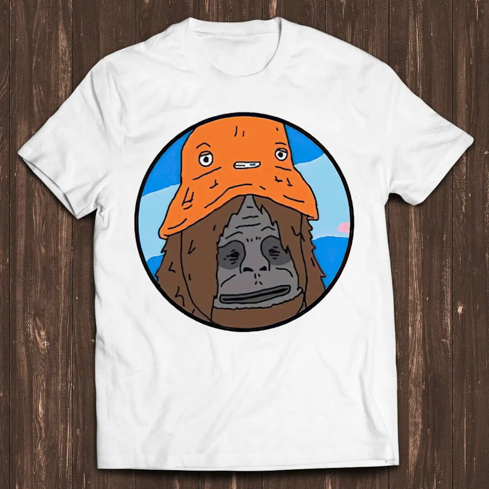 Футболка в стиле ретро с изображением персонажей фильма S y quatch Beach The Big Lez Show