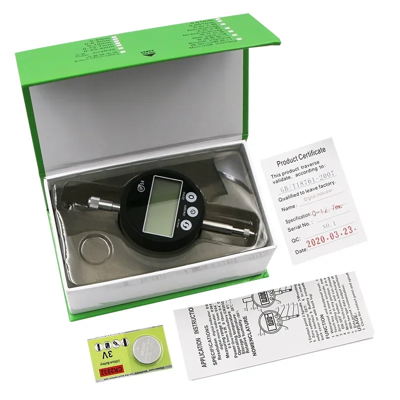 IP54 маслостойкий цифровой микрометр 0 001 мм электронный метрический/дюймовый 0-12 7
