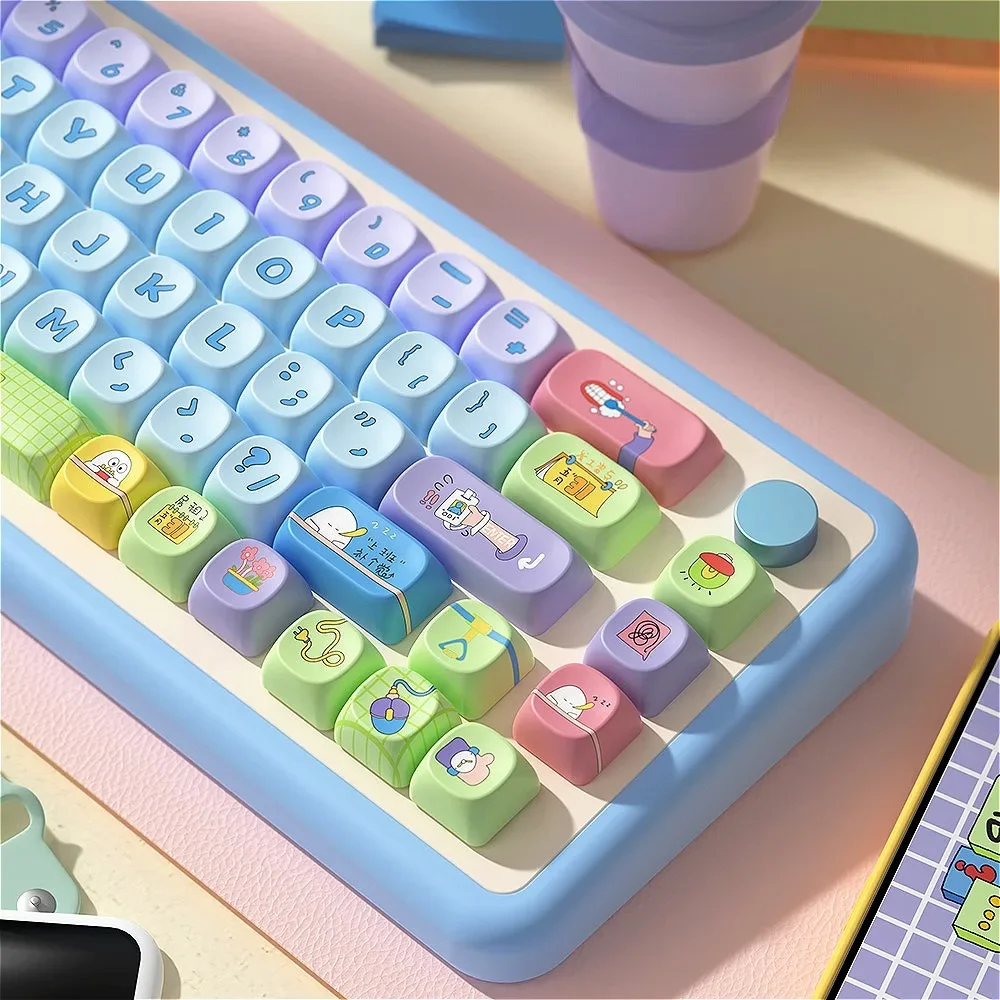 Колпачки для клавиш PBT 145 механические колпачки механических клавиатур Cherry MX