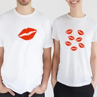 valentine mouth kiss tshirt women gothic graphic tees woman print casual shirt harajuku classic fashion aesthetic 90s
