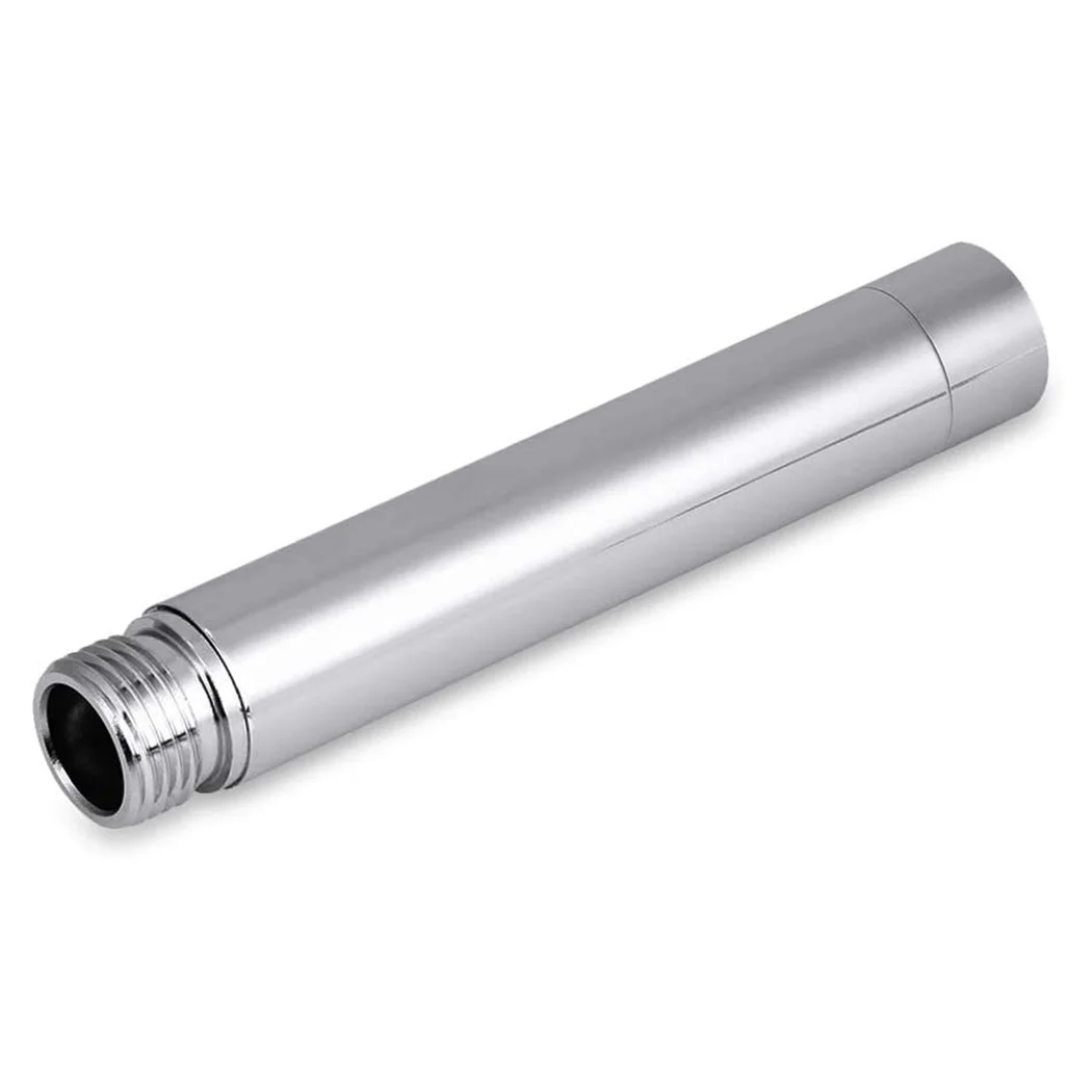 

4inch Stainless Steel Shower Extension Round Tube With Chrome Plating Shower Extension Tube Lifting Bar Extension Pipe Sliding