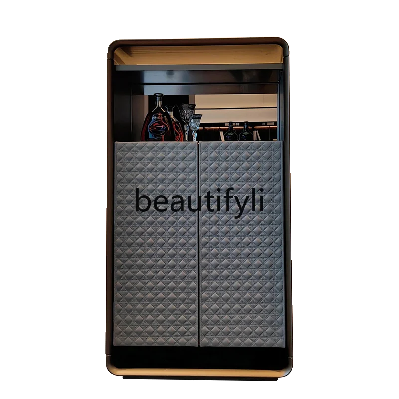 Итальянский светлый роскошный шкаф с входной дверью современный простой