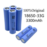 100 new 33g 18650 3300mah battery inr 18650 33g 3 7v discharge 30a dedicated to power battery