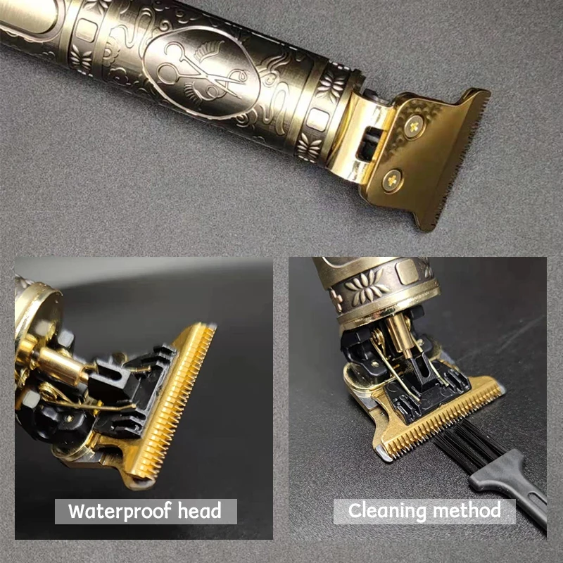 Электрическая машинка для стрижки волос беспроводная перезаряжаемая бороды