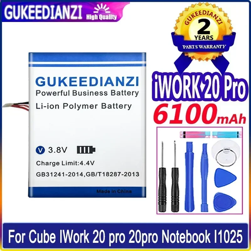 Сменные батареи большой емкости 6100 мАч для Cube IWork 20 Pro 20pro IWork20 pro Notebook I1025