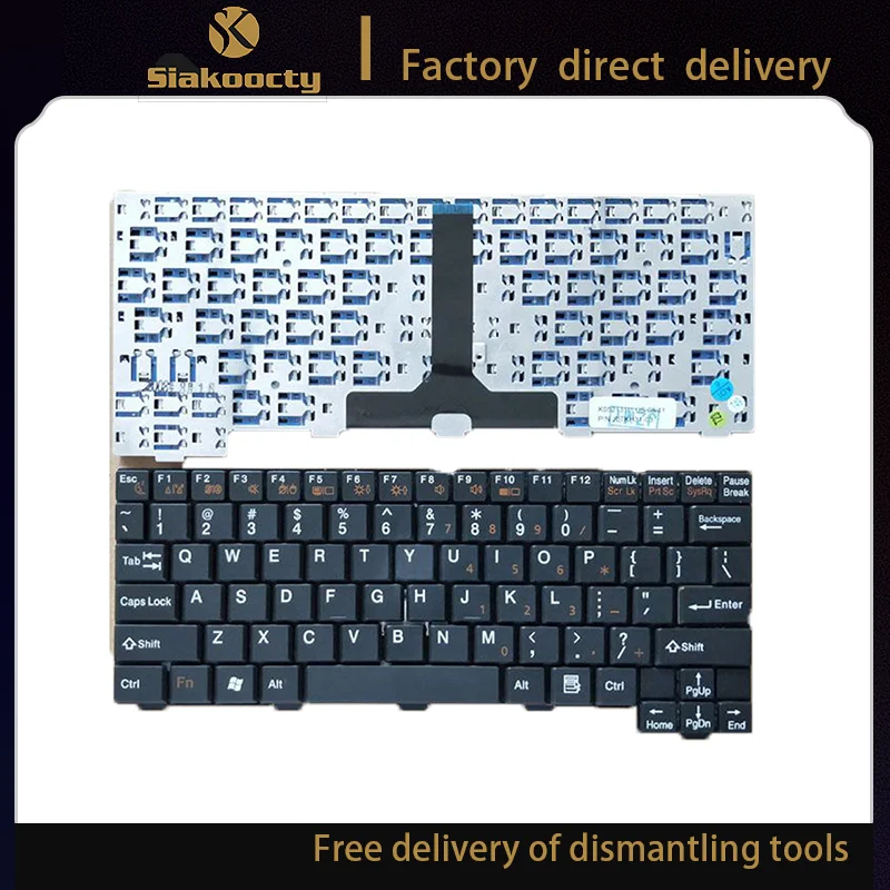 

Siakoocty Laptop English Keyboard For Fujitsu Lifebook P1510 P1510D P1610 P1620 notebook Replacement layout Keyboard