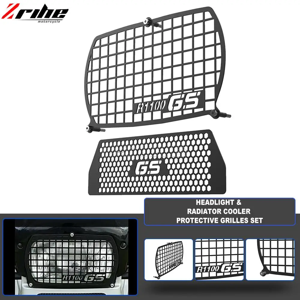 

Для BMW R1100GS 1994 1995 1996 1997 1998 1999 R1100 GS аксессуары для мотоциклов комплект защитных решёток для фар и радиаторов