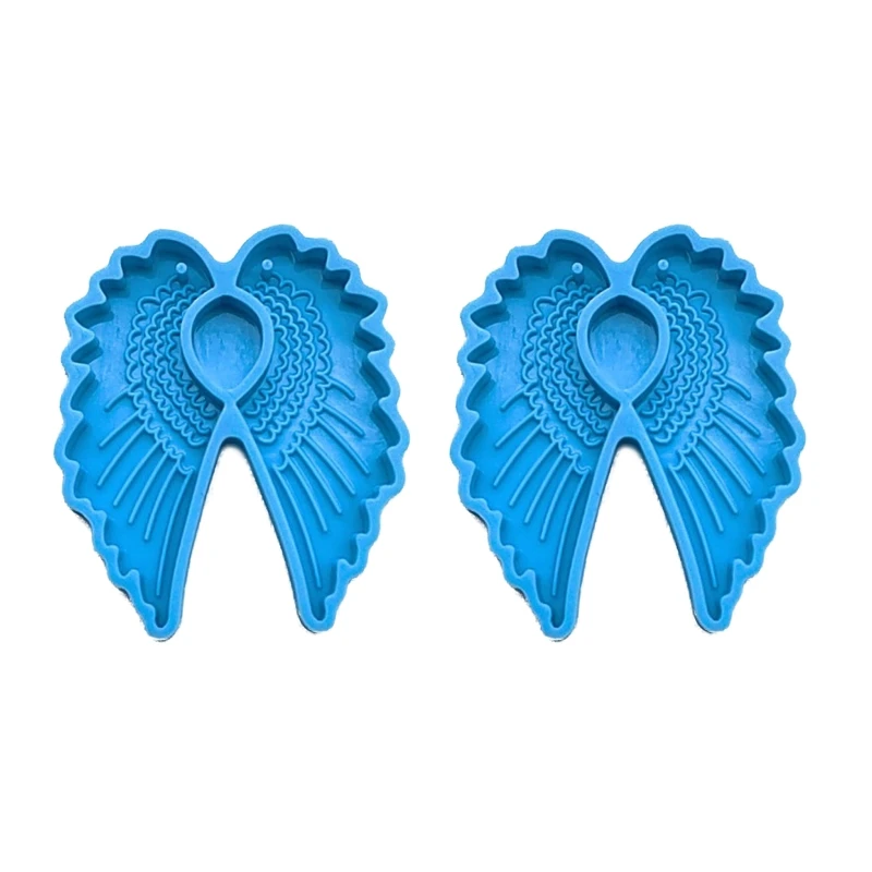 

Earring Molds Resin Jewelry Molds,Earring Silicone Molds w/ Hole Angel Wing Mold 124A