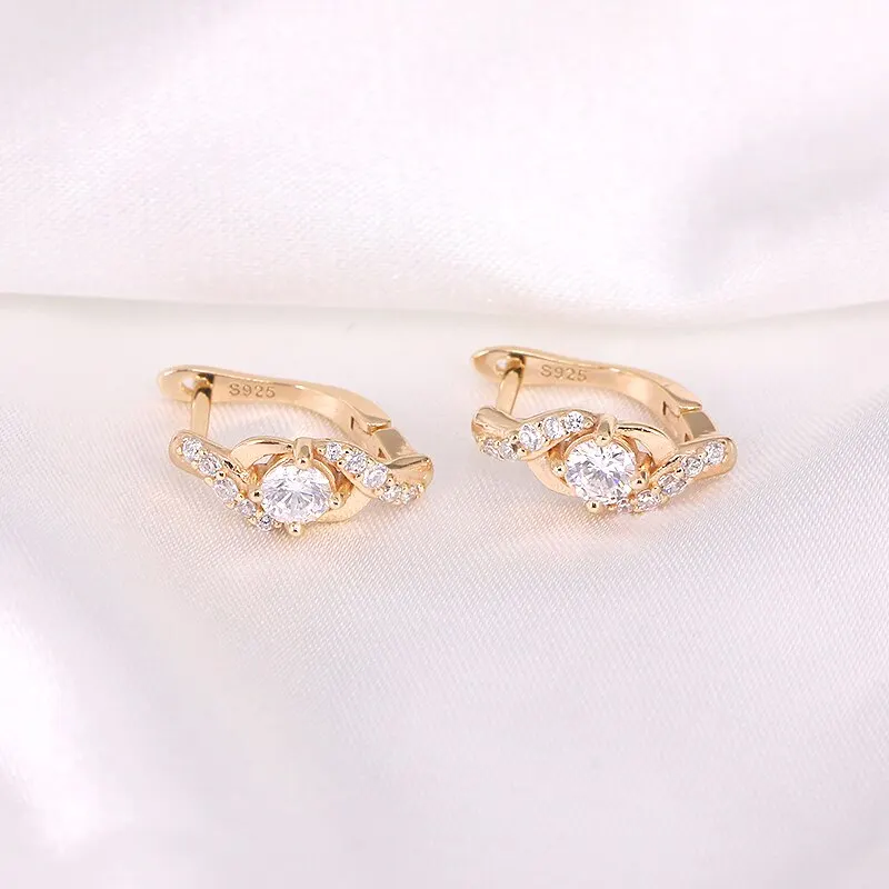 

Bohemia Piercing Exquisite Zircon Irregular Personality Drop Earring For Women Fashion Party Trend Ins Accessories Ins same gift