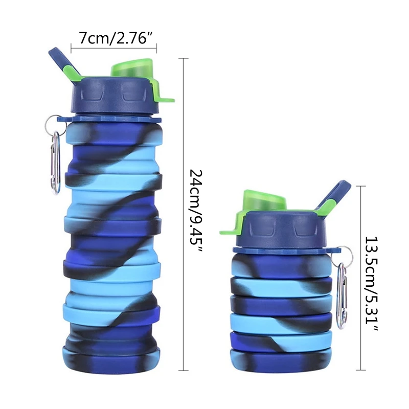

Portable Folding Cup Creative Folding Mugs Travel Camping Climbing Milk Juice Mug Retractable Tea Cup 4 Styles to Choose