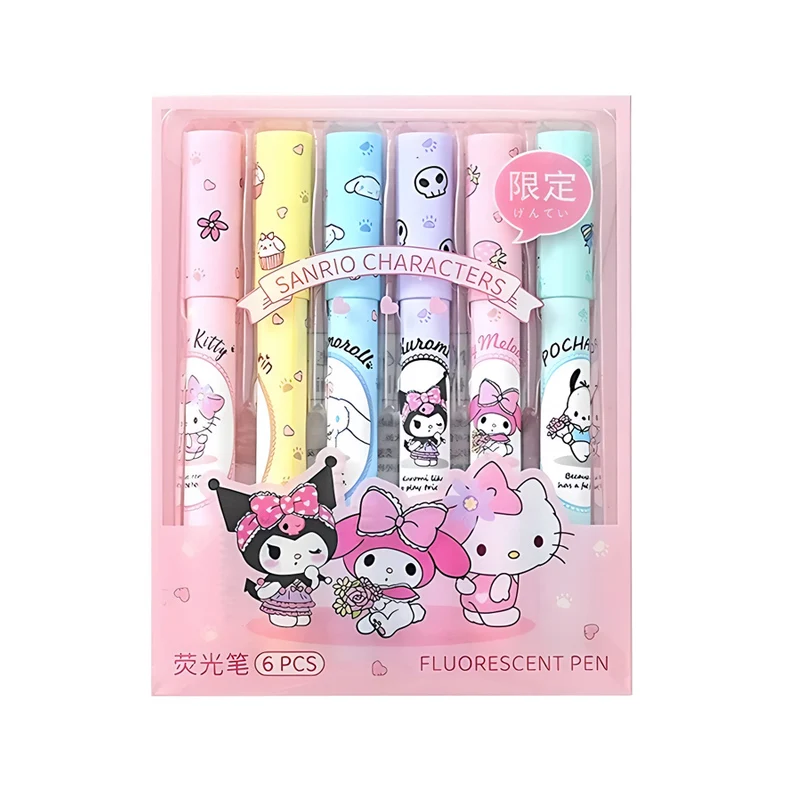 

6 шт./набор, набор милых маркеров