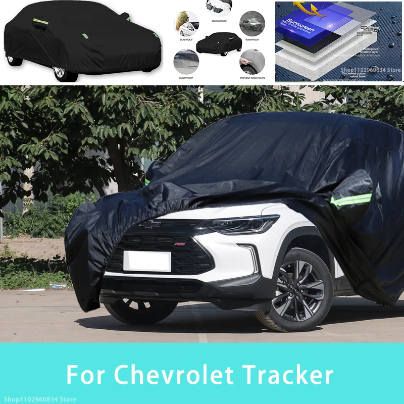 

For Chevrolet Tracker Outdoor Protection Full Car Covers Snow Cover Sunshade Waterproof Dustproof Exterior Car accessories