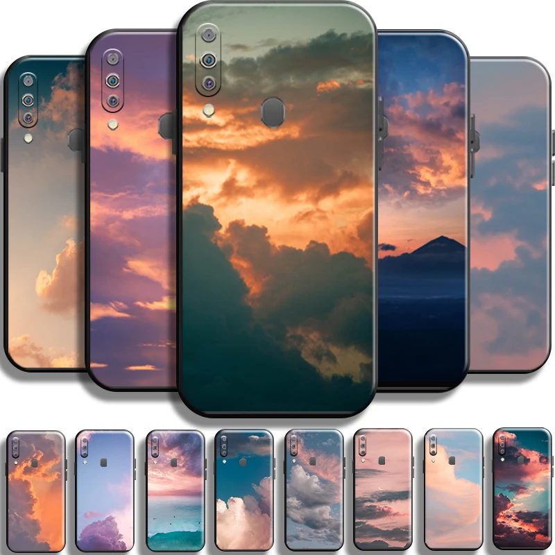 

Scenery Clouds Sunset For Samsung Galaxy M30 M30S Phone Case Carcasa Black Soft Funda Shockproof Shell Coque Back Cases