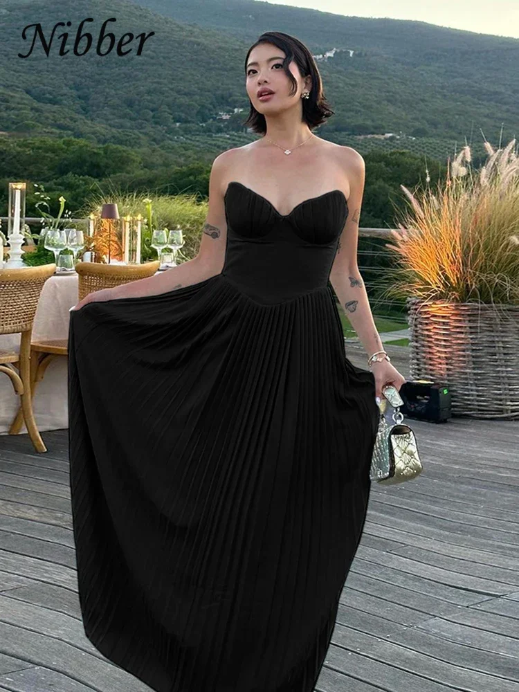 BWQ многоуровневое платье-труба расклешенное и удобное складное подол