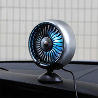 12v electric car fan 360 degree rotatable car auto cooling air circulator fan