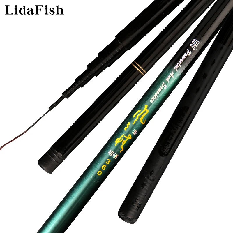 2022 New Ultra Lightweight Fiberglass Stream Rod 2.7M-7.2M Short Section Portable Freshwater Carp Fishing Rod