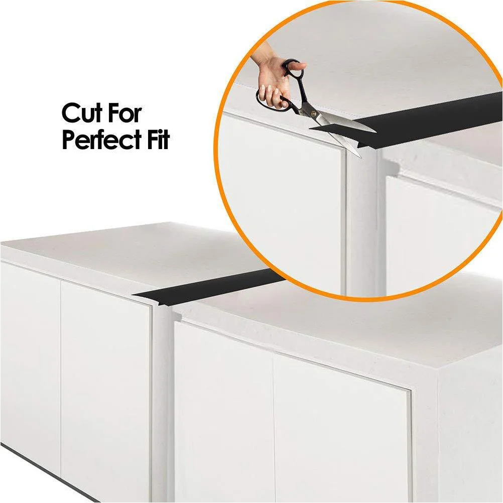 

2 Pcs Silicone Gap Strip Stuffing Stove Gap Filler Seal Stove Gap Covers Silica Gel Silicone Stovetop Gap Covers