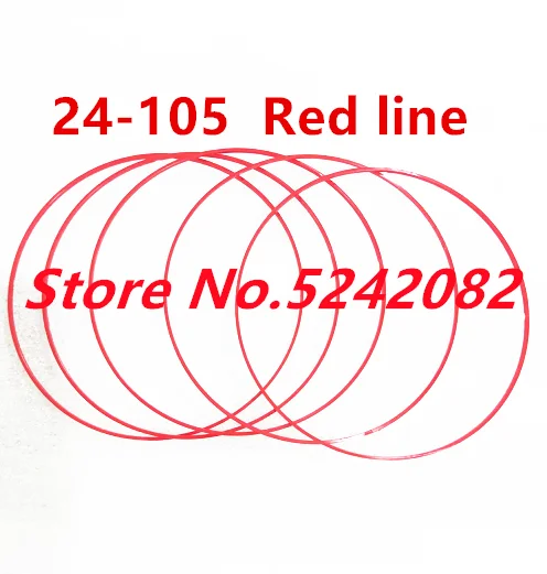 

3PCS/New Red indicator ring Red line circle For Canon EF 24-105mm 24-105 f/4L IS USM Lens Repair parts