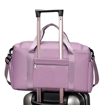 AOTTLA Travel Bag Luggage Handbag Women's Shoulder Bag Large Capacity Brand Waterproof Nylon Sports Gym Bag Ladies Crossbody Bag