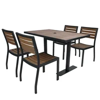TIANJIN-Cheap Factory Price garden furniture swing outdoor dining table and chair set for sales