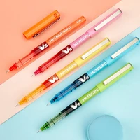 4612pcs pilot gel pen bx v5 straight liquid color gel pen 0 5mm high quality large capacity water pen office student supplies