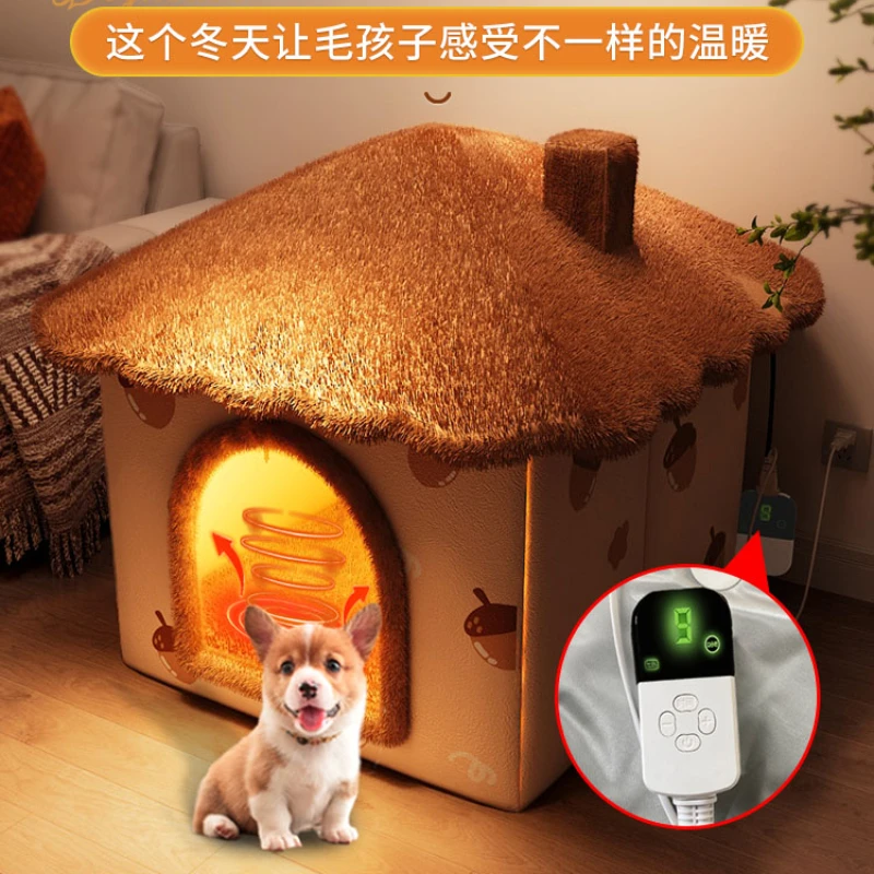 

Закрытый зимний теплый нагреватель Kennel