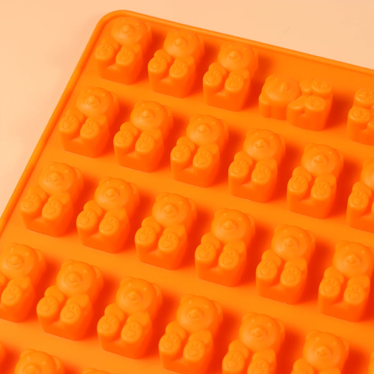 53 полости мини-лотки для кубиков льда форма жевательной резинки с медведем